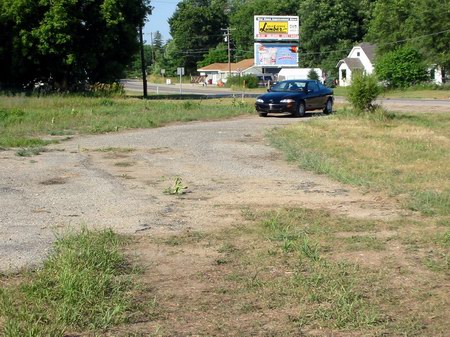 Greenville Drive-In Theatre - Driveway - Photo From Water Winter Wonderland (newer photo)
